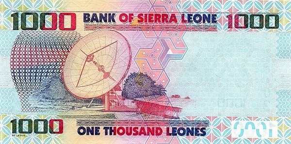 Сьерра-Леоне: 1000 леоне 2010-2021 г. (реверс)