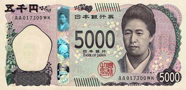 Япония: 5000 йен (2024 г.) (аверс)